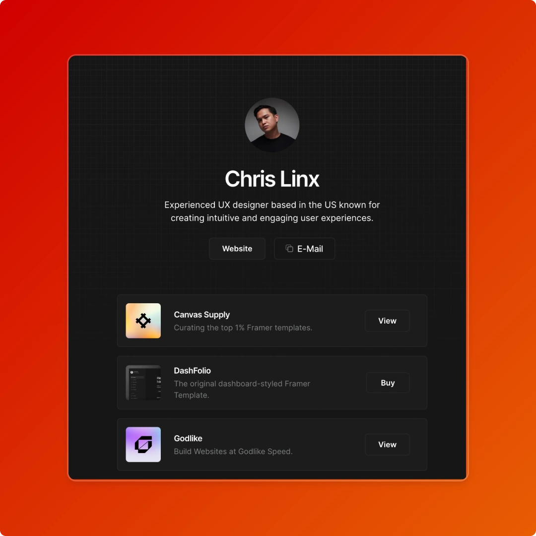 Personal Brand Card