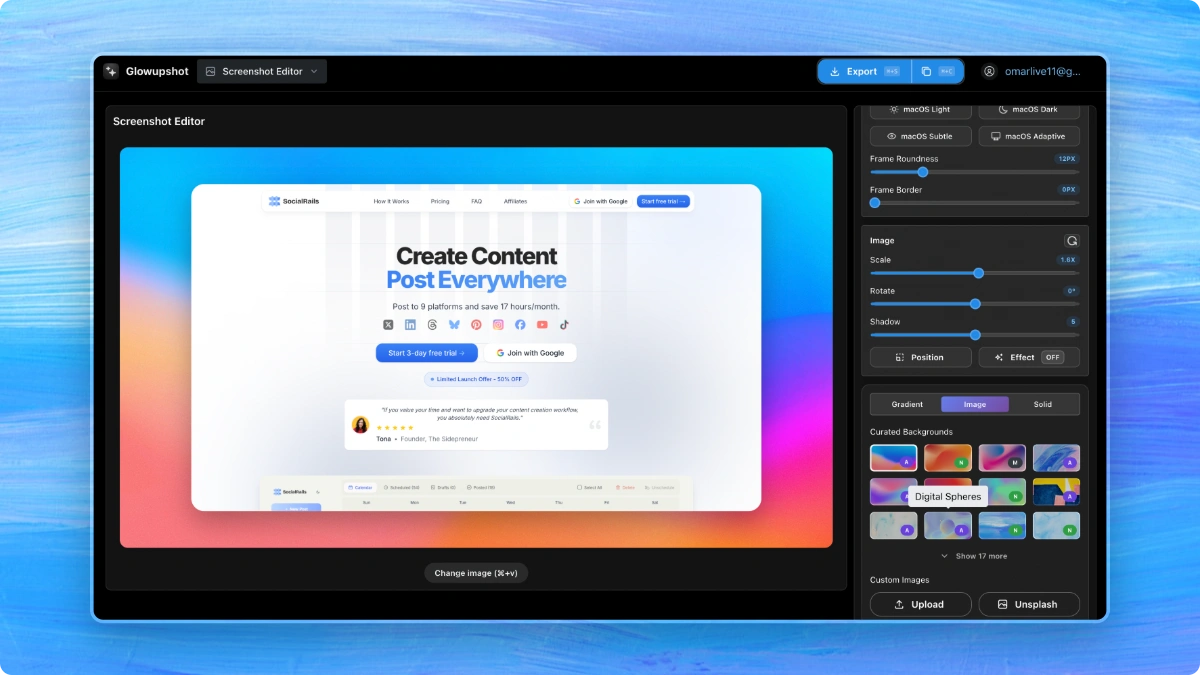 Screenshot Editor